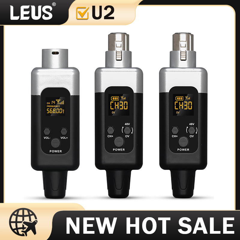 Xlr Microphone Condenser - LEUS U2 UHF Wireless Microphone Converter