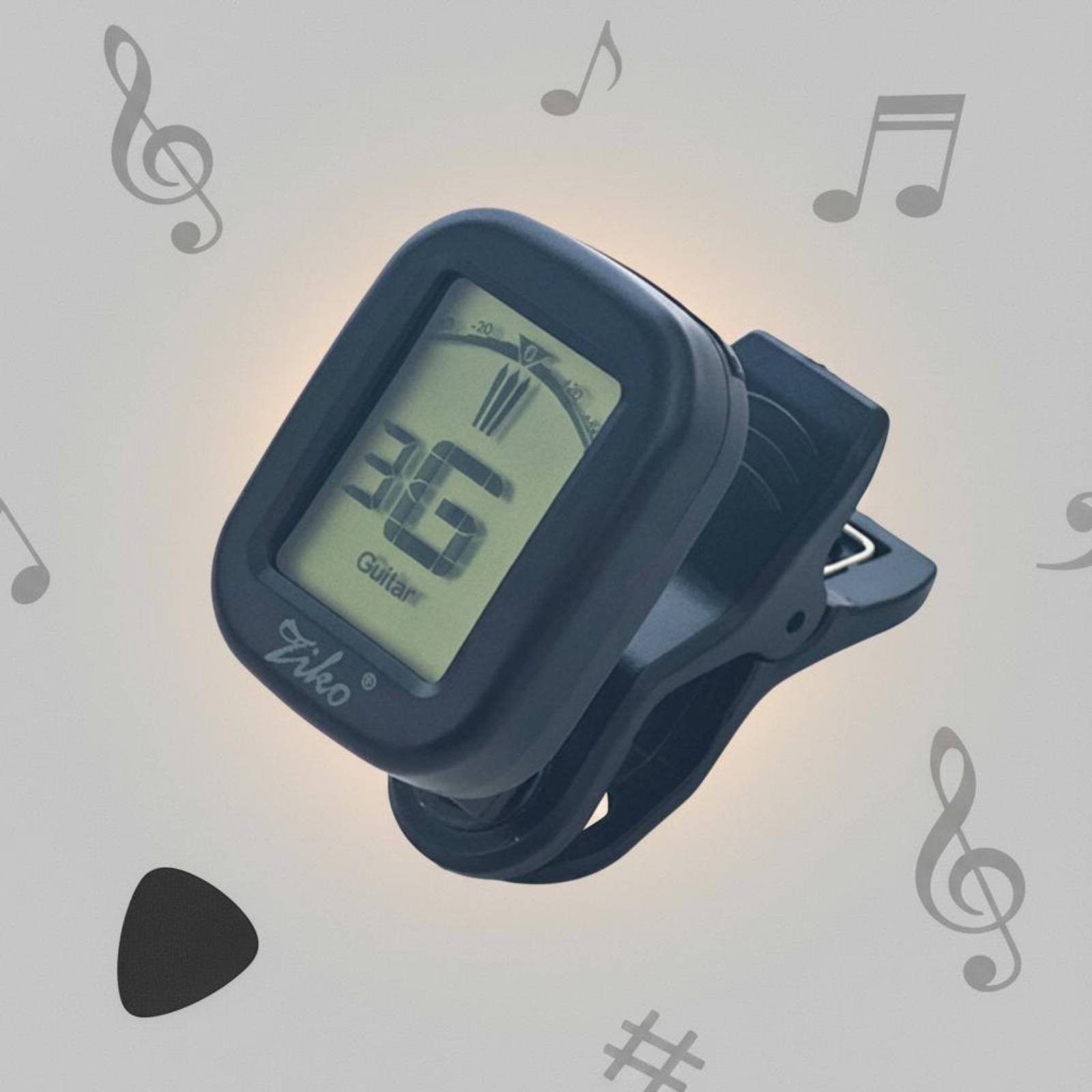 Chromatic Snap-on Tuner Easy t - огляд і ціна Guitar Tuner Clip