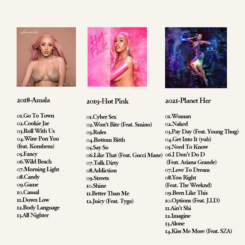 Doja Cat 6CD Music Album Colle - огляд і ціна Audio Music New