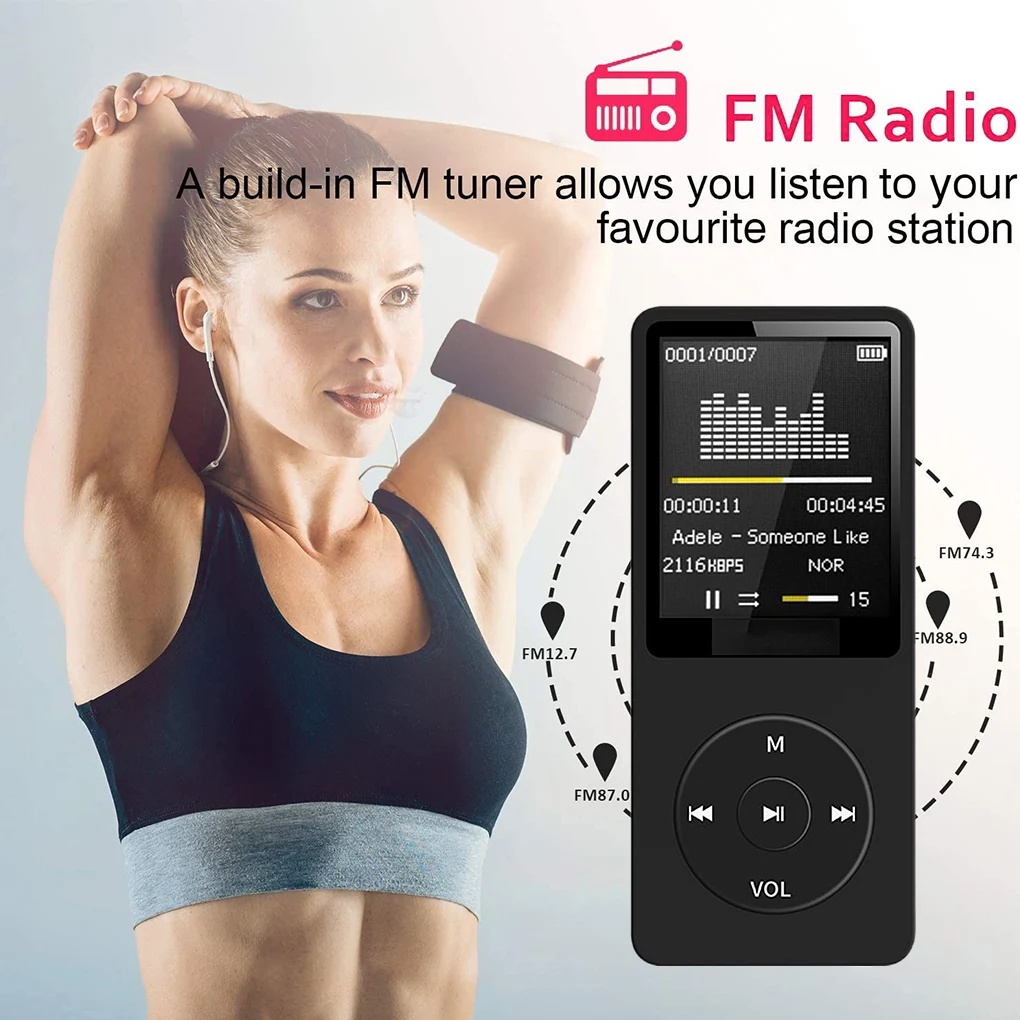 Portable MP3 Player Rechargeab - огляд і ціна Audio Music Recorder