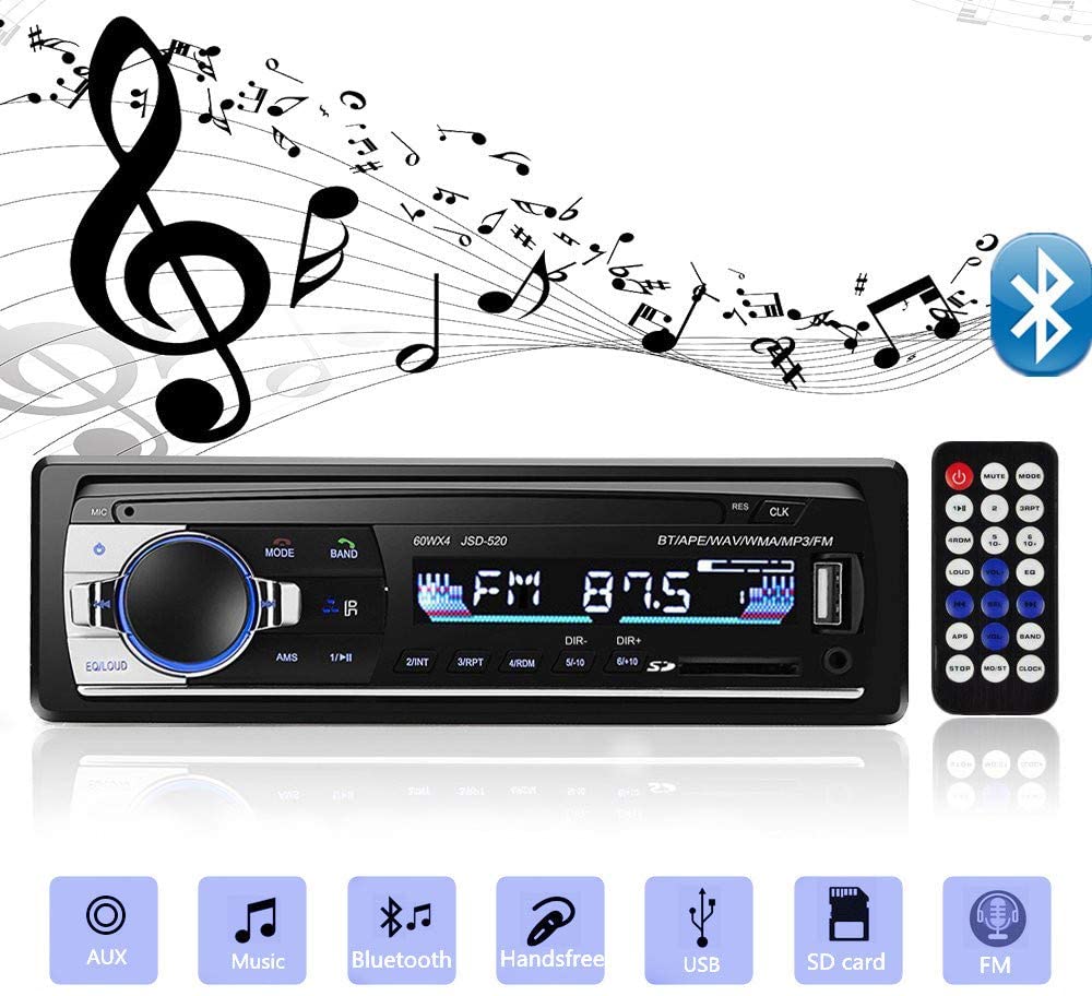 JSD-520 Car Bluetooth MP3 Play - огляд і ціна Audio Music Recorder