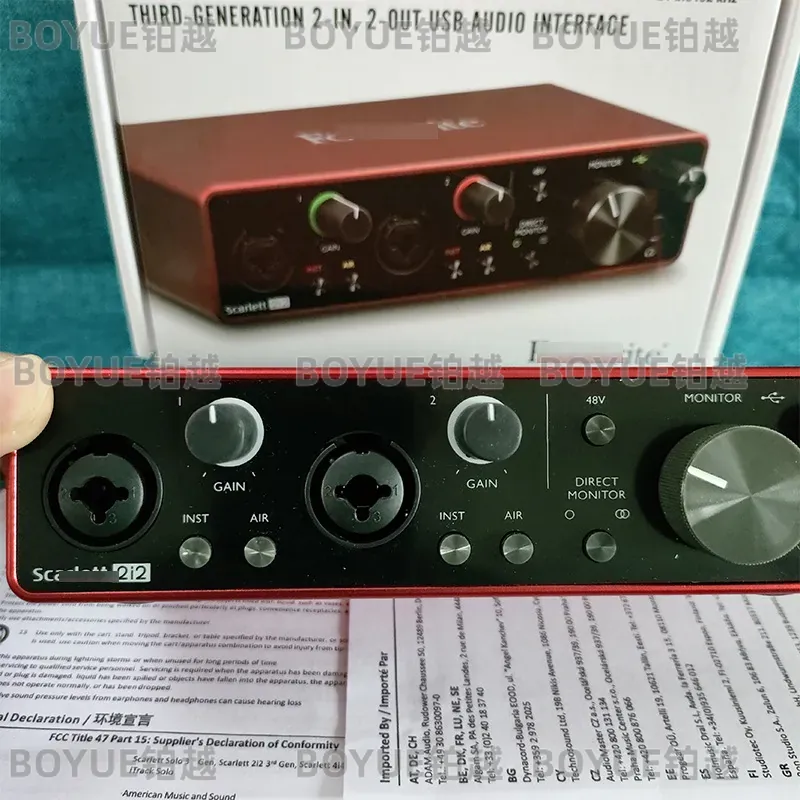 for Scarlett 2i2 3rd Gen USB A - огляд і ціна Audio Music Gen