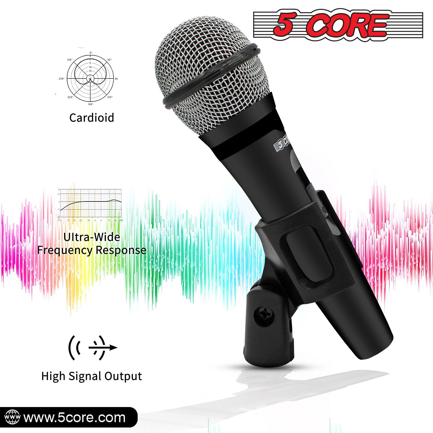 5 CORE Microphone Dynamic Voca - огляд і ціна Xlr Microphone Condenser