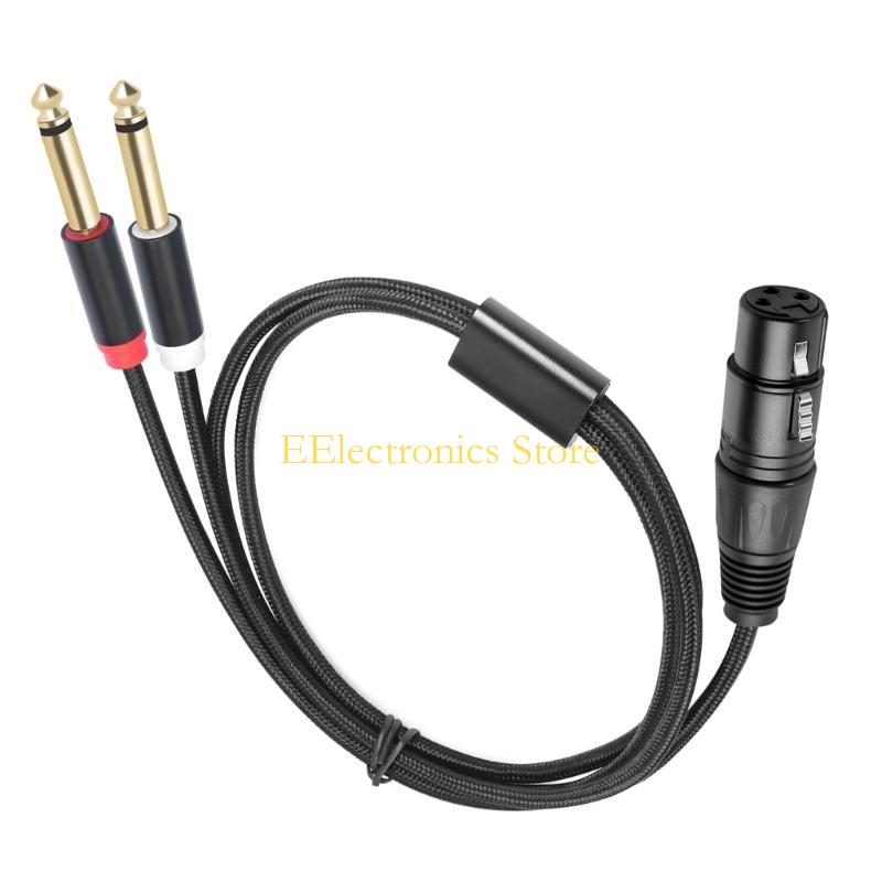 B03C 2x6.35mm 1/4inch to 3Pin  - огляд і ціна Audio And Music Splitter