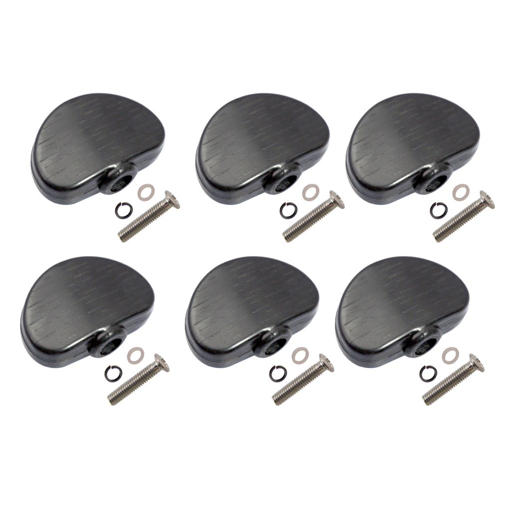 6 Pcs Black Guitar Tuning Pegs - огляд і ціна Guitar Tuner Clip
