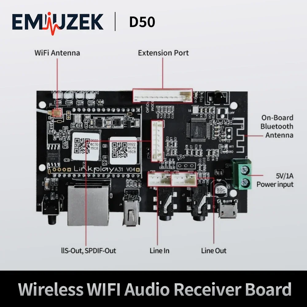 EMIUZEK D50 Wireless Audio Rec - огляд і ціна Audio Music By