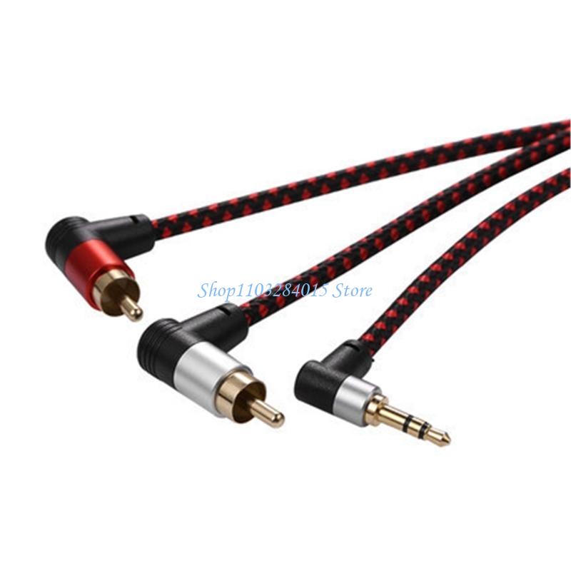 R6FF 90° RCA Cable Jacks 3.5mm - огляд і ціна Audio And Music Splitter