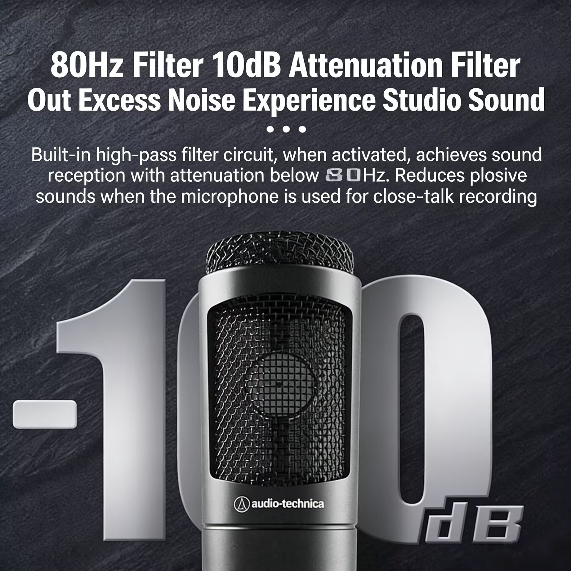 Original Audio-Technica AT2035 - огляд і ціна Xlr Microphone Condenser