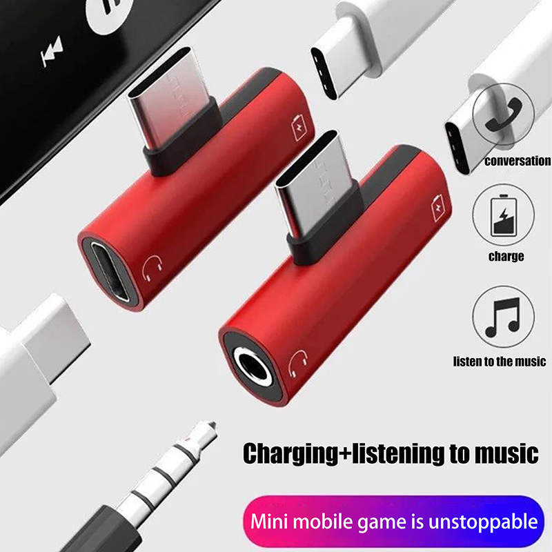 USB Type-C To 3.5 Mm Headphone - огляд і ціна Audio And Music Splitter