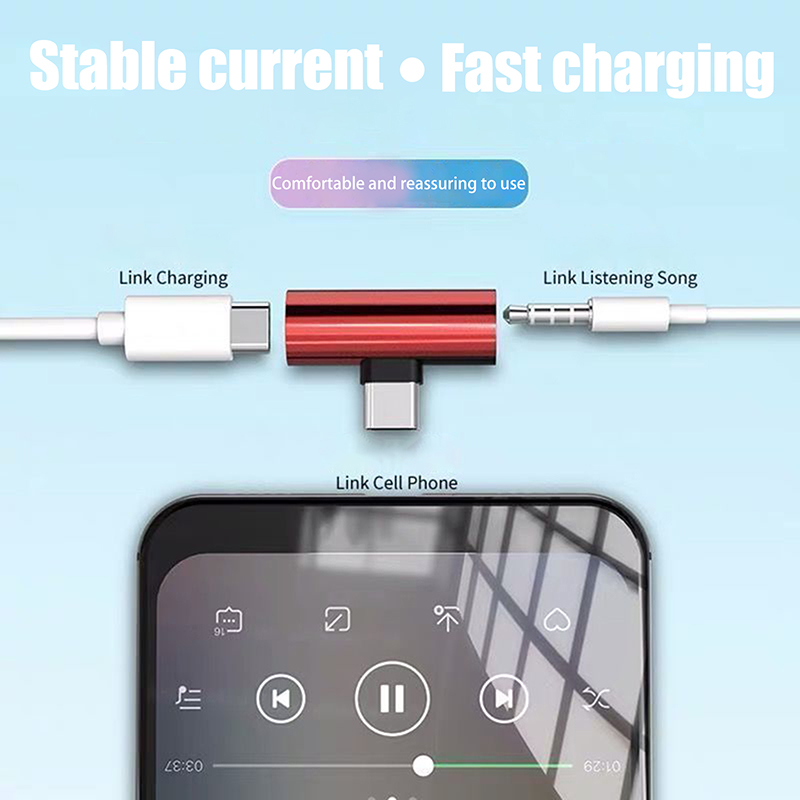 USB Type-C To 3.5 Mm Headphone - огляд і ціна Audio And Music Splitter