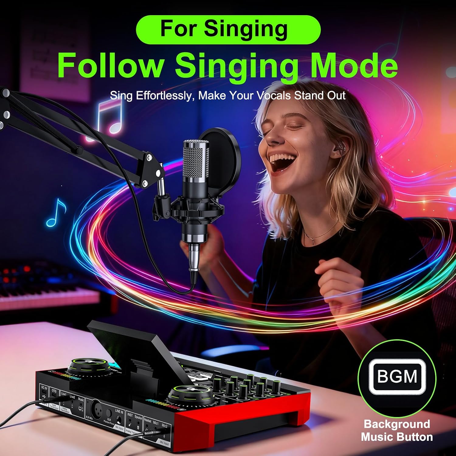 Tenlamp G10 Live Streaming Aud - огляд і ціна Audio Music Recorder