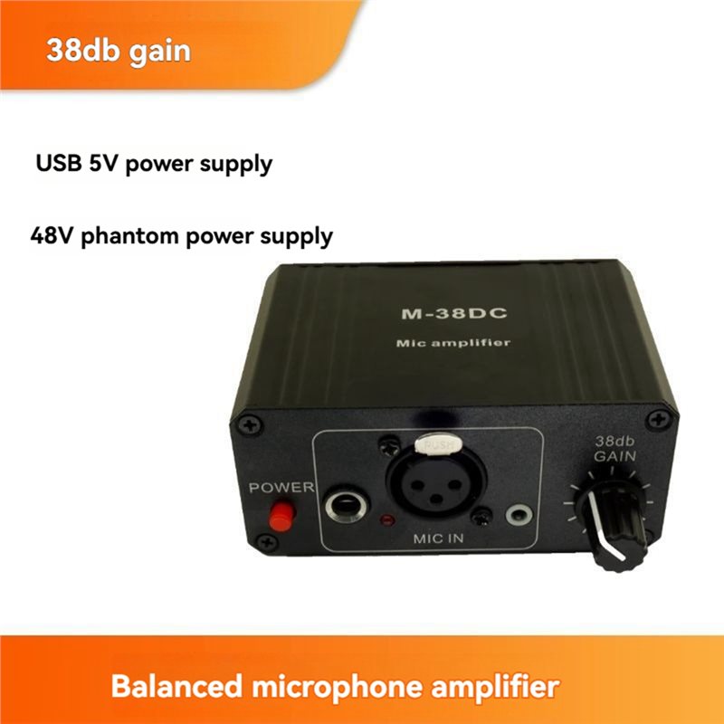 ABJF-Protable Microphone Pream - огляд і ціна Xlr Microphone Condenser