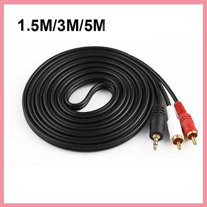 3.5mm Stereo Male Plug to 2 RC - огляд і ціна Audio And Music Splitter