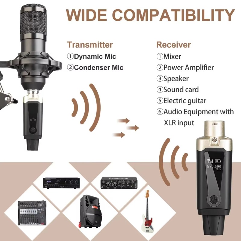 48V Phantom Power Wireless XLR - огляд і ціна Xlr Microphone Condenser