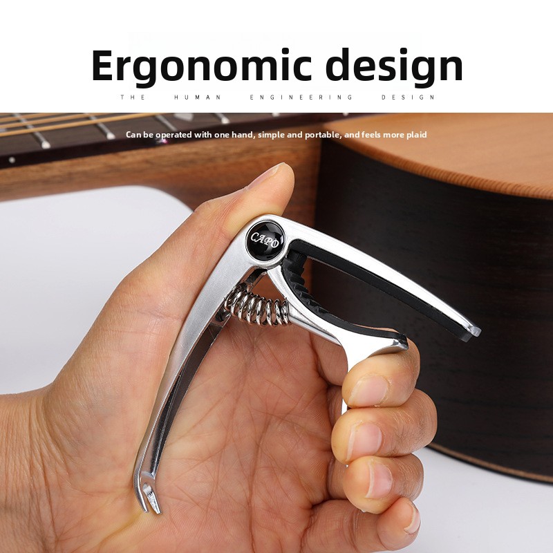 3pc Guitar Capo Metal Electric - огляд і ціна Guitar Tuner Clip