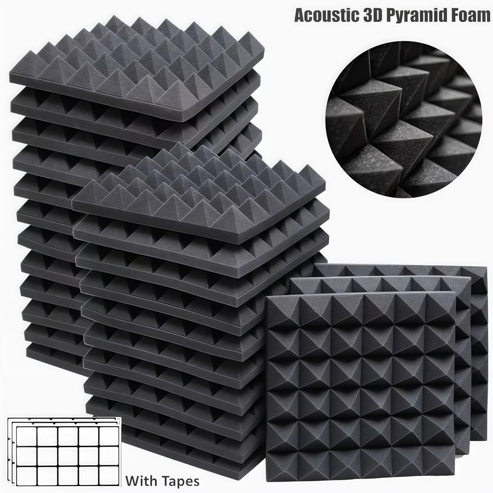 12/24Pcs 30x30x5cm Studio Acou - огляд і ціна Studio Monitor Speaker