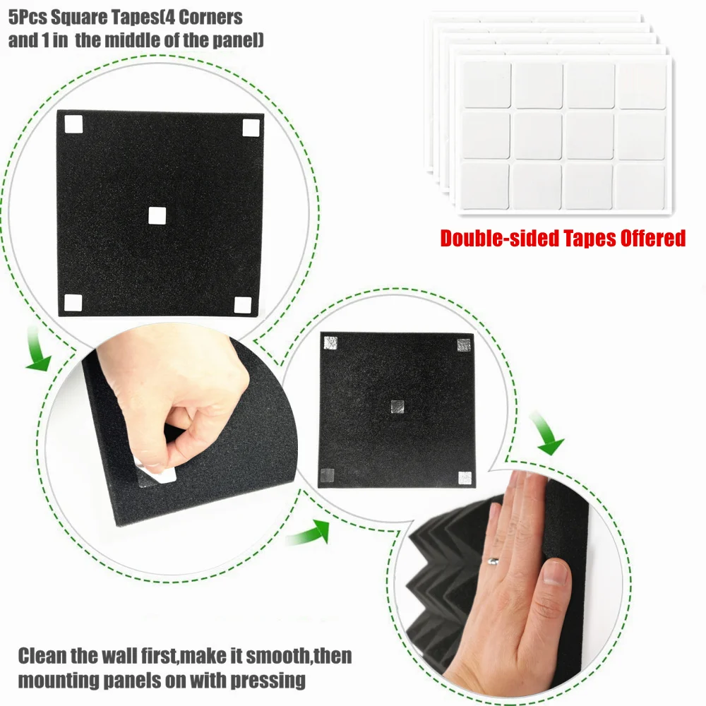 12/24Pcs 30x30x5cm Studio Acou - огляд і ціна Studio Monitor Speaker