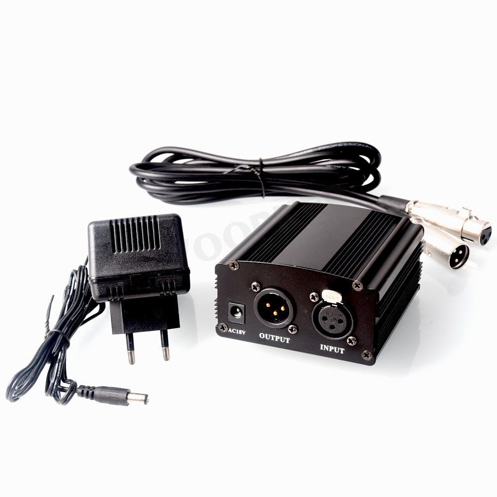 Woopker 48V Phantom Power Supp - огляд і ціна Xlr Microphone Condenser