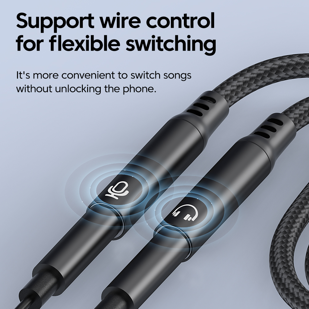 USB/Type C To Dual 3.5MM Jack  - огляд і ціна Audio And Music Splitter